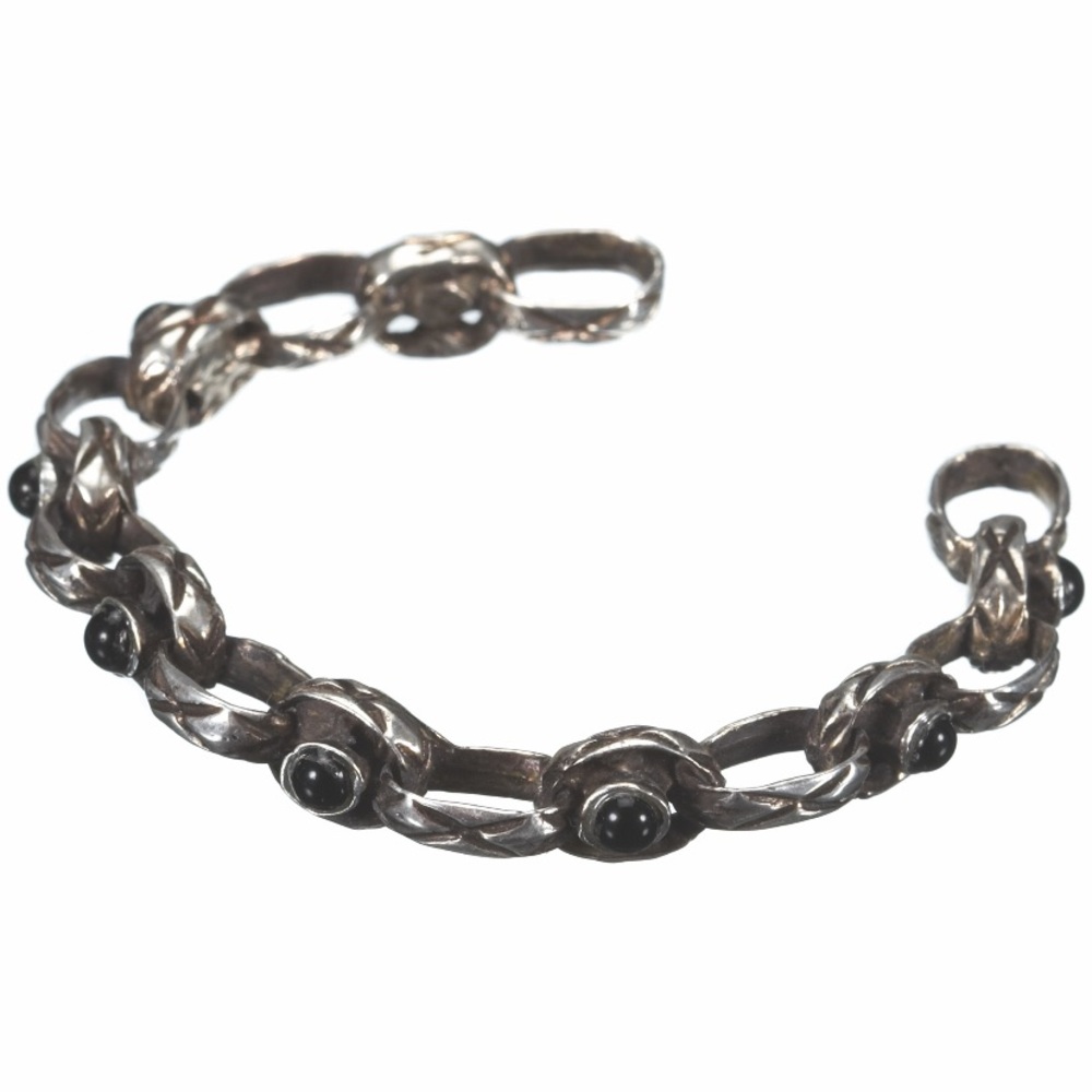 SOLD ⚠️ PAMELA LOVE FOR TOPSHOP silver black cuff